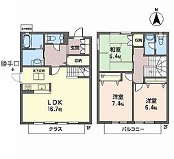 昴の郷学園前A 3LDKの間取図画像