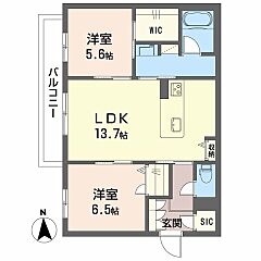 物件の間取り