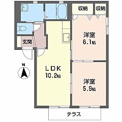 物件の間取り
