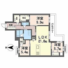 物件の間取り