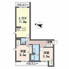 物件の間取り