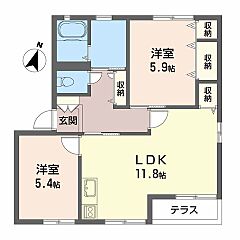 物件の間取り