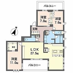 間取図画像 3LDK