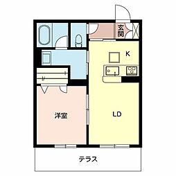 間取図画像 1LDK