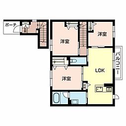 間取図画像 3LDK