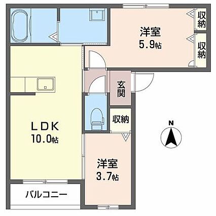 カルム。文2_間取り_0