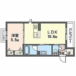 間取図画像 1LDK