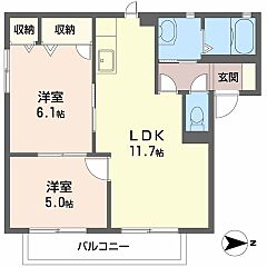 物件の間取り