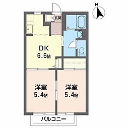 間取図画像 2DK