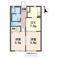 物件の間取り