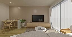 スカイシティＢ 203 2階1Kのリビング/ダイニング