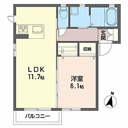 間取図画像 1LDK