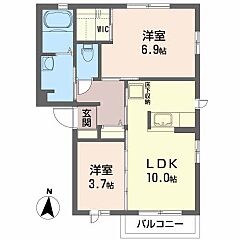 物件の間取り