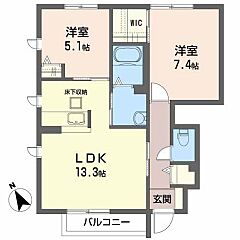 物件の間取り