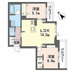 物件の間取り