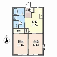物件の間取り