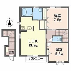 物件の間取り