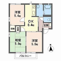 物件の間取り
