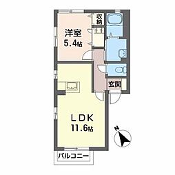 間取図画像 1LDK