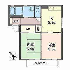 物件の間取り
