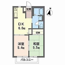 間取図画像 2DK