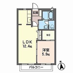 間取図画像 1LDK