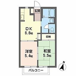 間取図画像 2DK