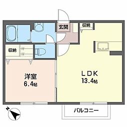 間取図画像 1LDK