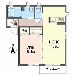 間取図画像 1LDK