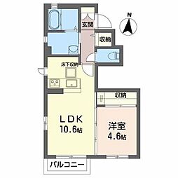 間取図画像 1LDK