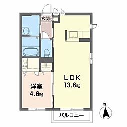間取図画像 1LDK