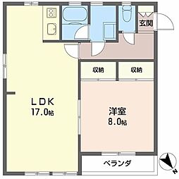 間取図画像 1LDK