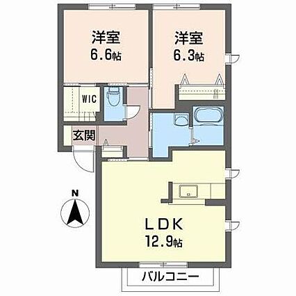 シャーメゾン藤B_間取り_0