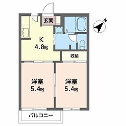 DIAS-S 2Kの間取図画像