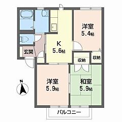 物件の間取り