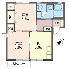 物件の間取り