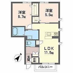 物件の間取り