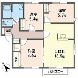 FullLifeGardenA 3LDKの間取図画像