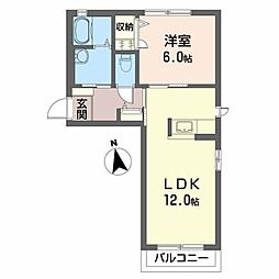 間取図画像 1LDK