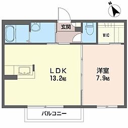 ウィンクエストy 1LDKの間取図画像