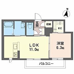 物件の間取り