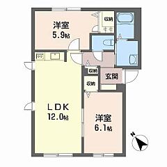 物件の間取り