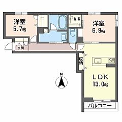 物件の間取り