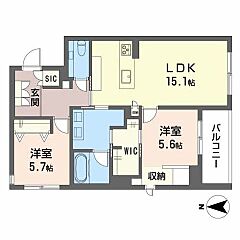 物件の間取り