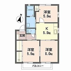 物件の間取り