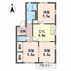 物件の間取り