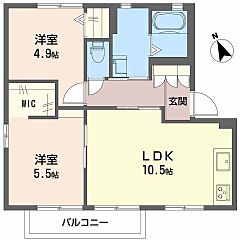物件の間取り