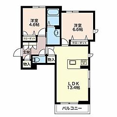物件の間取り