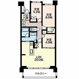 間取図画像 3LDK