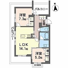 物件の間取り